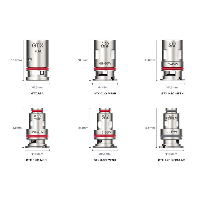 Vaporesso GTX Coils  5 Pack